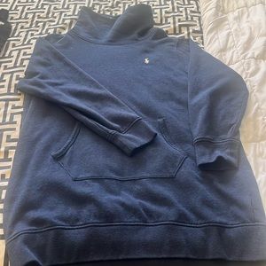 Polo Ralph Lauren Sweatshirt Dress Drawstring Turtleneck